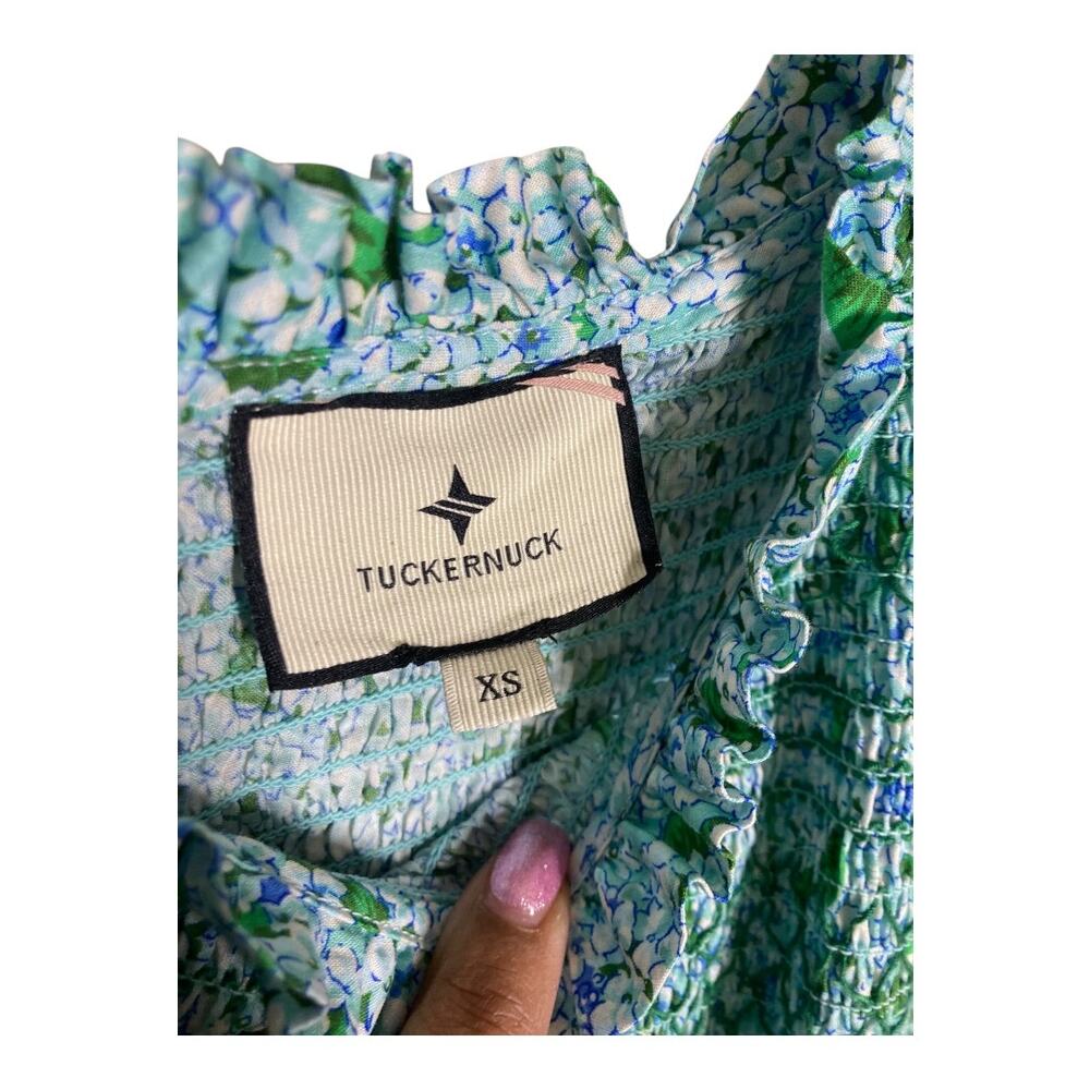 Tuckernuck Smocked Flutter Sleeve Midi Dress - image 4